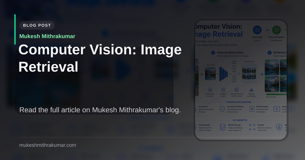 Computer Vision: Image Retrieval