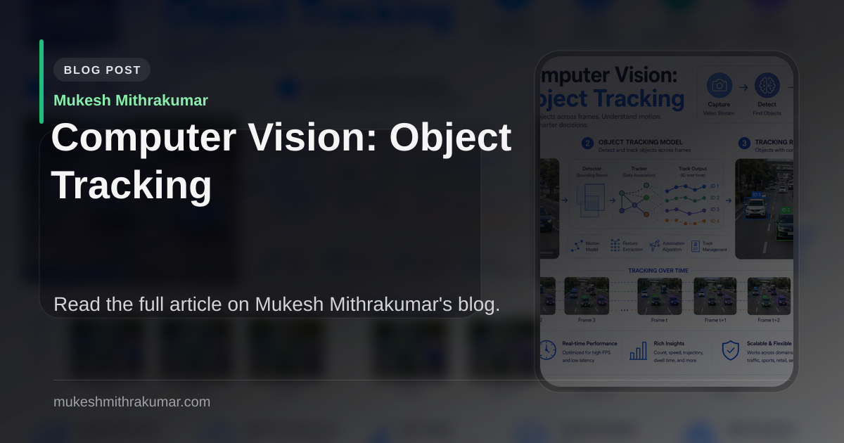 Computer Vision: Object Tracking